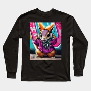 Party Squirrel Long Sleeve T-Shirt